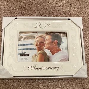 25th anniversary picture frame